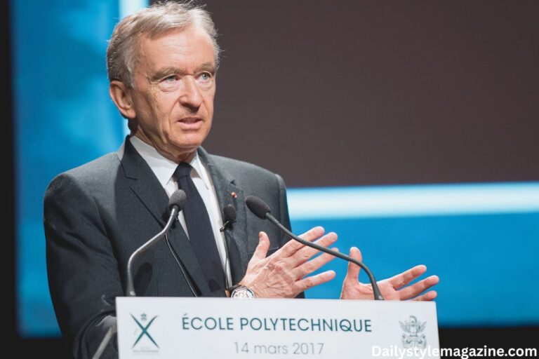 Bernard Arnault, CEO of LVMH, representing luxury fashion and high net worth